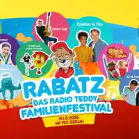 Wir machen wieder richtig RABATZ! Das große Radio TEDDY-Familienfestival am 30. August 2026 im FEZ-Berlin - Foto: presseportal.de