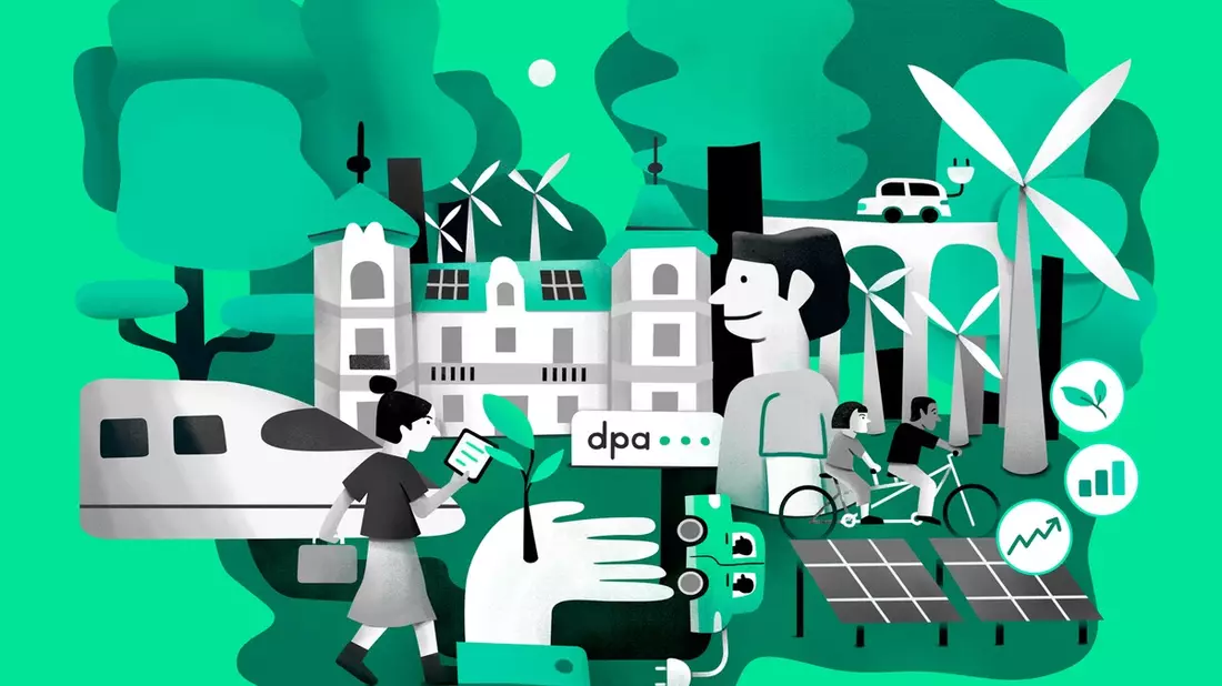 dpa veröffentlicht Nachhaltigkeitsbericht 2025 - Weniger CO2-Emissionen - Bild: presseportal.de