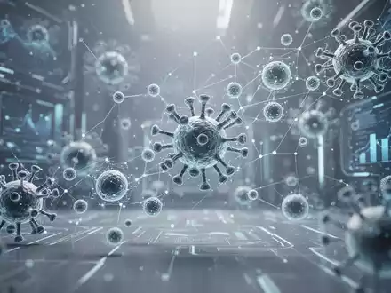 Abstrakte, atmosphärische Szene, die den Biotechnologie- und Gesundheitssektor darstellt, mit einem Fokus auf Wachstum und digitale Transformation. - Foto: über boerse-global.de