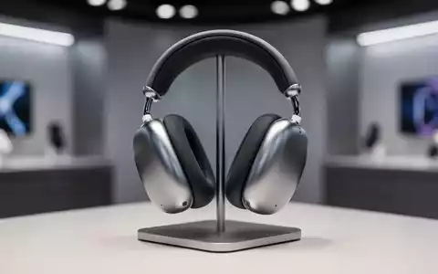 Ein Paar Apple AirPods Max Kopfhörer mit elegantem Design und leuchtender Farbe auf einer sauberen Oberfläche. - Foto: über boerse-global.de