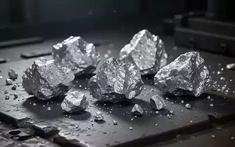 Rohsilbererz auf einer dunklen industriellen Oberfläche vor einem unscharfen Hintergrund - Foto: über boerse-global.de
