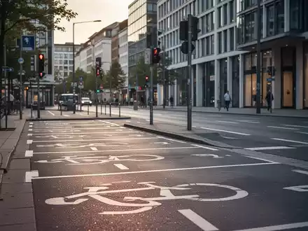 Parkbuchten an einer städtischen Straße bei Tageslicht. - Foto: über boerse-global.de