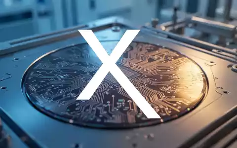 Abstrakte Darstellung einer modernen Halbleiterfertigung mit Fokus auf Silizium-Wafer-Strukturen. - Foto: über boerse-global.de