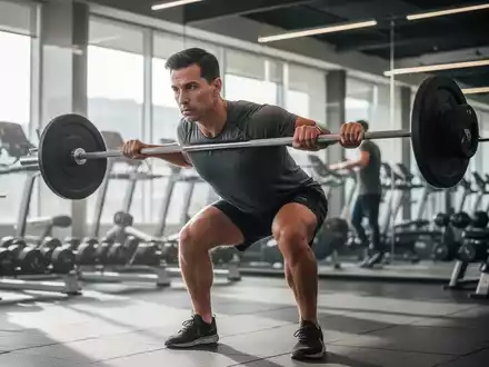 Eine Person beim Krafttraining in einem modernen Fitnessstudio zur Förderung der gesundheitlichen Prävention. - Foto: über boerse-global.de