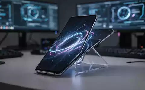 Moderner Smartphone-Bildschirm mit leuchtender digitaler Oberfläche in professionellem Büro. - Foto: über boerse-global.de