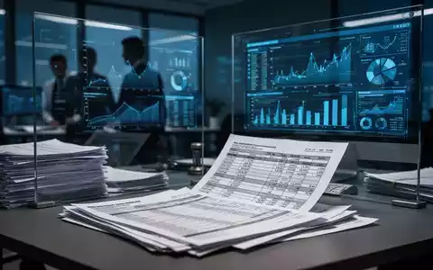Ein moderner Arbeitsplatz mit Finanzunterlagen und digitalen Datenanalysen, der die Arbeit der Steuerfahndung symbolisiert. - Foto: über boerse-global.de