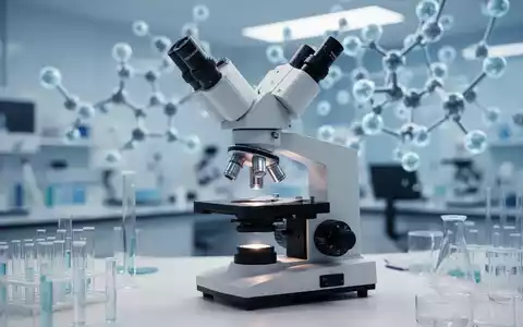 Modernes medizinisches Labor mit Mikroskop und molekularen Strukturen als Symbol für pharmazeutische Forschung. - Foto: über boerse-global.de