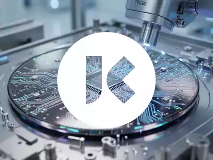 Abstrakte Darstellung von Mikrochip-Technologie und Halbleiter-Fertigung in einer modernen Laborumgebung. - Foto: über boerse-global.de