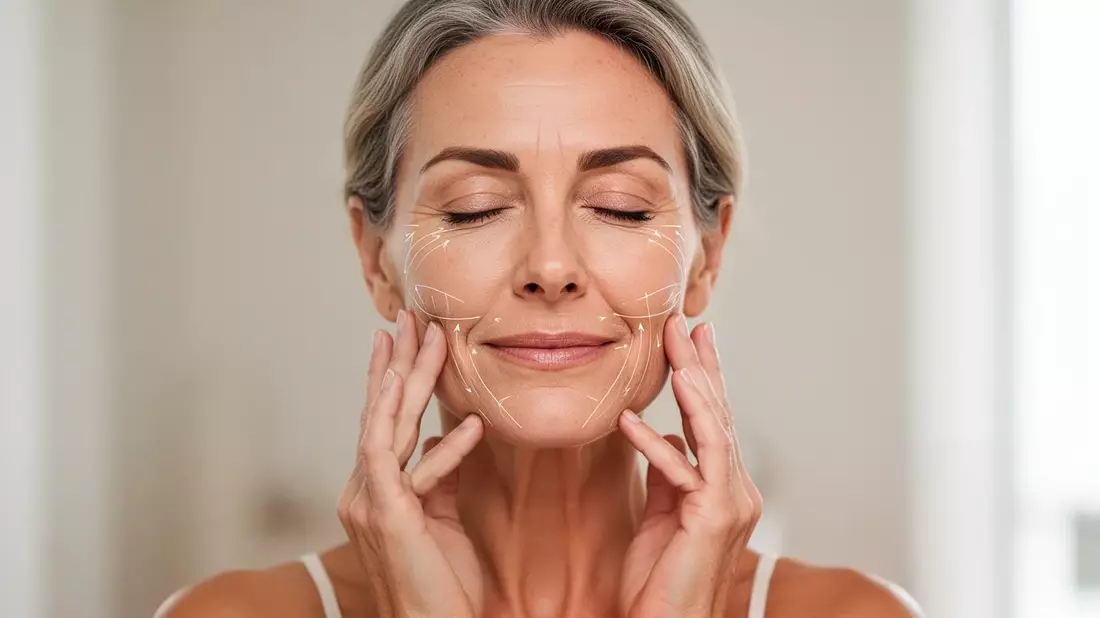 Gesichtsyoga & High-Tech: Neue Trends gegen Hautalterung
