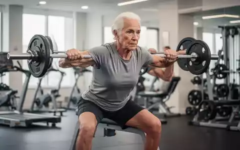Eine aktive Person im fortgeschrittenen Alter beim gezielten Krafttraining in einem modernen Fitnessstudio. - Foto: über boerse-global.de