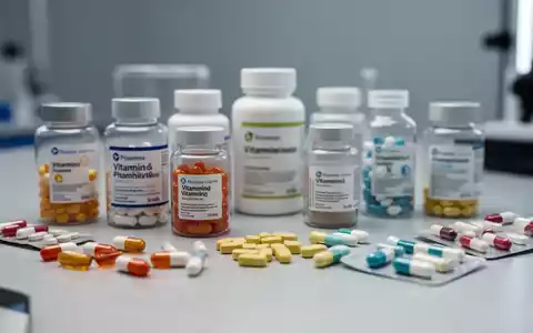 Verschiedene hochwertige Nahrungsergänzungsmittel und Vitaminkapseln auf einem Labortisch bei professioneller Beleuchtung. - Foto: über boerse-global.de