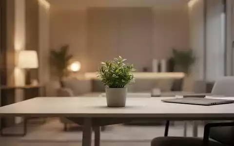 Ein minimalistischer, aufgeräumter Arbeitsplatz mit einer Pflanze, der eine ruhige und mentale Balance symbolisiert. - Foto: über boerse-global.de