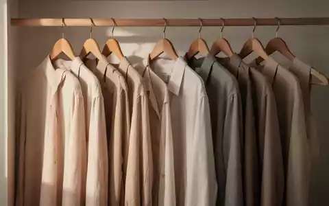 Minimalistischer Kleiderschrank mit hochwertiger, zeitloser Kleidung als Symbol für nachhaltigen Konsum. - Foto: über boerse-global.de