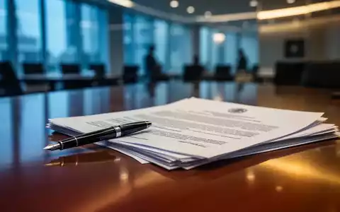 Ein Schreibtisch mit Dokumenten und einem Füllfederhalter in einem modernen Bürogebäude als Symbol für politische Debatten. - Foto: über boerse-global.de