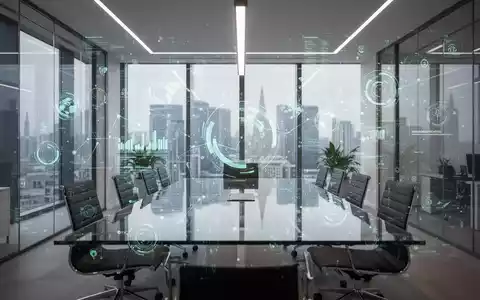 Abstrakte Visualisierung von Nachhaltigkeitsberichten und Unternehmensdaten in einem modernen Bürogebäude. - Foto: über boerse-global.de