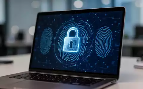 Digitales Schloss-Symbol auf einem Laptop-Bildschirm als Symbol für Cybersicherheit und Passwortschutz. - Foto: über boerse-global.de