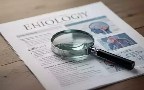 Ein Vergrößerungsglas liegt auf einem medizinischen Fachartikel über Neurologie und kognitive Gesundheit. - Foto: über boerse-global.de