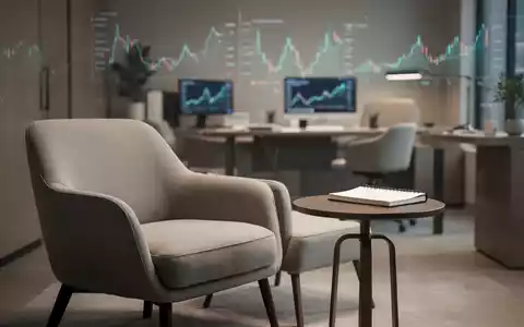 Ein minimalistisch eingerichtetes Therapiezimmer mit einem Sessel und einem Notizbuch in einer ruhigen, professionellen Atmosphäre. - Foto: über boerse-global.de