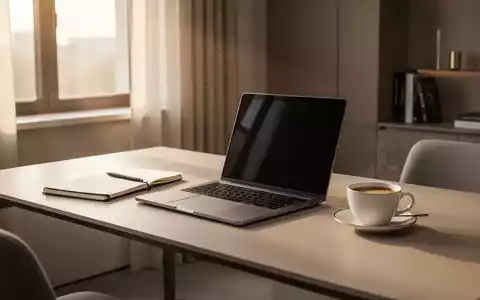 Moderner, minimalistisch eingerichteter Arbeitsplatz in einem Homeoffice bei hellem Tageslicht. - Foto: über boerse-global.de