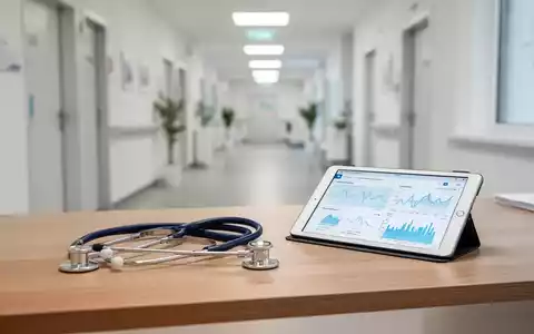 Ein Stethoskop und ein Tablet mit medizinischen Daten auf einem Schreibtisch in einer modernen Arztpraxis. - Foto: über boerse-global.de