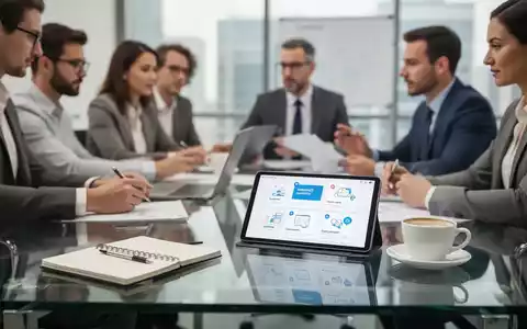 Professionelles Bürosetting mit digitalem Tablet und Lernunterlagen für berufliche Weiterbildung. - Foto: über boerse-global.de