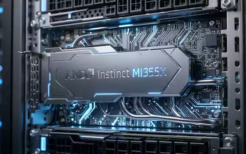 Nahaufnahme der leistungsstarken AMD Instinct GPU-Hardware in einem modernen Server-Rack eines Rechenzentrums. - Foto: über boerse-global.de