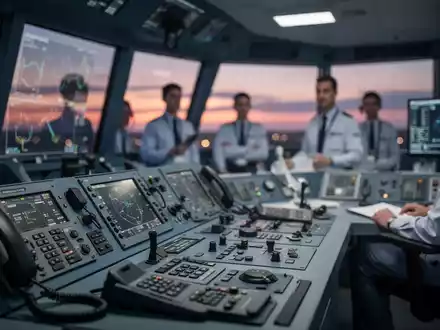 Professionelles Umfeld mit Fokus auf Kommunikation und Sicherheit in einem hochmodernen Cockpit oder Kontrollraum. - Foto: über boerse-global.de