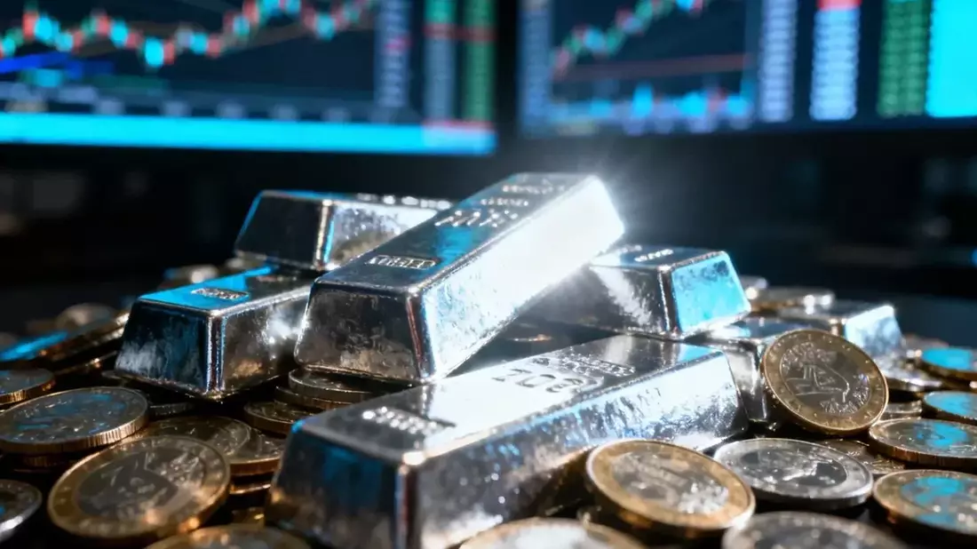 Plata sube 4,93% por tensiones geopolíticas y señales técnicas alcistas