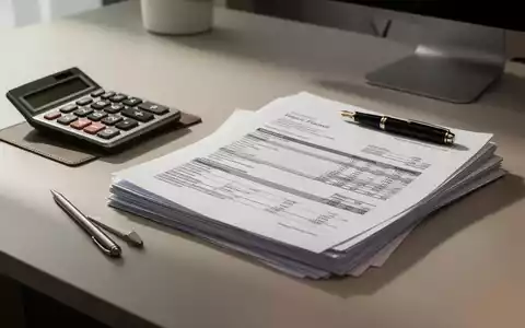 Ein Schreibtisch mit einem Taschenrechner und Finanzunterlagen, die auf die Rentenbesteuerung und Steueränderungen hinweisen. - Foto: über boerse-global.de