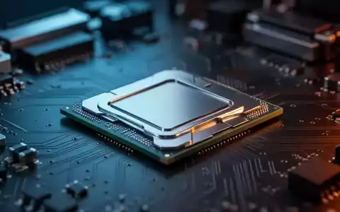 Nahaufnahme eines leistungsstarken Computerprozessorchips auf einer detaillierten Leiterplatte. - Foto: über boerse-global.de