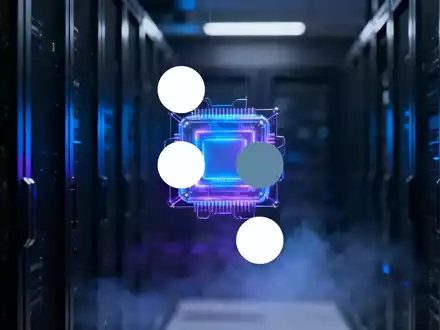 Abstrakte Darstellung eines Quantencomputer-Prozessors in einer dunklen, technologischen Umgebung. - Foto: über boerse-global.de