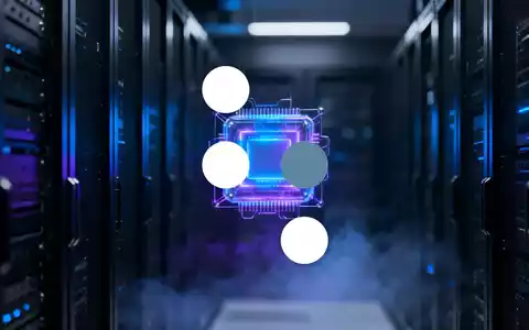 Abstrakte Darstellung eines Quantencomputer-Prozessors in einer dunklen, technologischen Umgebung. - Foto: über boerse-global.de