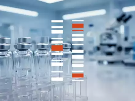 Abstrakte Darstellung moderner Biotechnologie und medizinischer Forschung in einem klinischen Labor. - Foto: über boerse-global.de