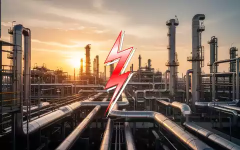 Moderne Energieinfrastruktur bei Sonnenuntergang als Symbol für den Energiesektor. - Foto: über boerse-global.de
