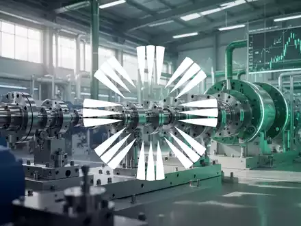 Moderne Industrieanlage mit Fokus auf nachhaltige Ingenieurstechnik und Präzisionsmaschinen in kühlem Licht. - Foto: über boerse-global.de