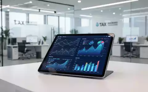 Digitales Tablet mit Finanzdaten in einem modernen Büro als Symbol für die KI-gestützte Steuerverwaltung. - Foto: über boerse-global.de