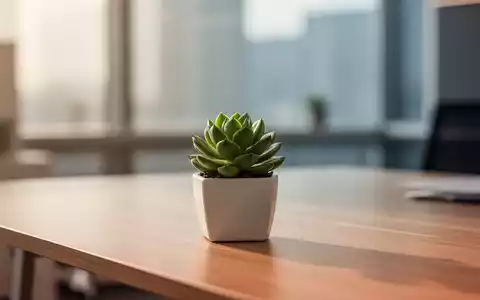 Eine minimalistische, moderne Büroumgebung mit einer grünen Pflanze bei sanftem Morgenlicht als Symbol für Achtsamkeit. - Foto: über boerse-global.de