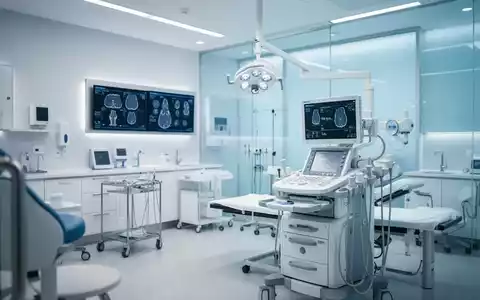Moderne orthopädische Klinik mit medizinischer Technologie in heller und steriler Umgebung. - Foto: über boerse-global.de