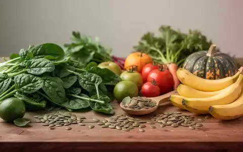 Frisches Obst und Gemüse auf einem Holztisch als natürliche Magnesiumlieferanten für eine gesunde Ernährung. - Foto: über boerse-global.de