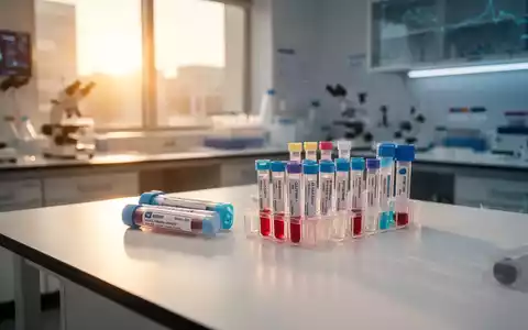 Medizinische Testkits in einem Labor bei sommerlichem Sonnenlicht - Foto: über boerse-global.de