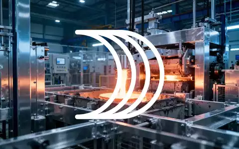 Industrielle Aluminiumproduktion in einer modernen Fabrikhalle mit glühendem Metall. - Foto: über boerse-global.de