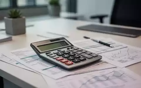 Schreibtisch mit Taschenrechner und Finanzdokumenten als Symbol für die Diskussion um Minijob-Reformen. - Foto: über boerse-global.de