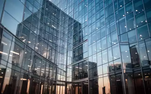 Moderne Glasfassade eines Bürogebäudes bei klarem Himmel als Symbol für Finanzmärkte und Aktieninvestitionen. - Foto: über boerse-global.de