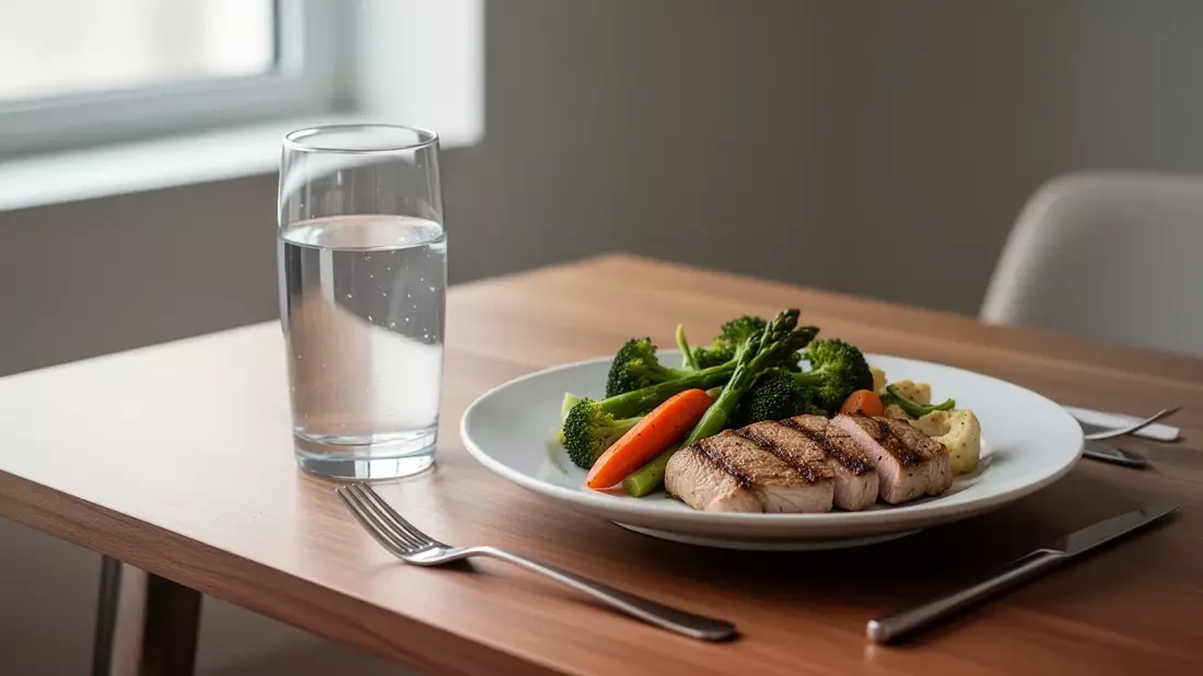 Wasser beim Essen: Neue Studie widerlegt Abnehm-Mythos