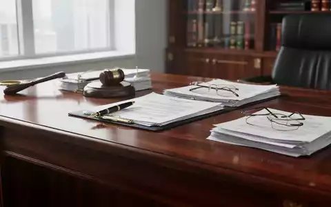 Ein Schreibtisch mit juristischen Dokumenten, einem Füllfederhalter und einer Lesebrille in einer Kanzlei. - Foto: über boerse-global.de
