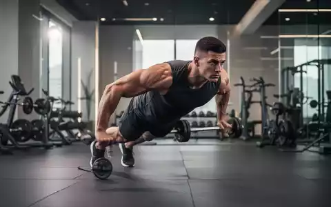 Sportler beim hochintensiven Training in einem modernen Fitnessstudio zur Veranschaulichung effizienter Kurz-Workouts. - Foto: über boerse-global.de
