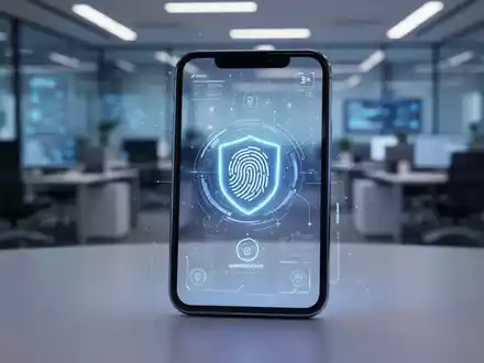 Smartphone mit biometrischer Authentifizierungsoberfläche als Symbol für den Wechsel zur Passkey-Sicherheit. - Foto: über boerse-global.de