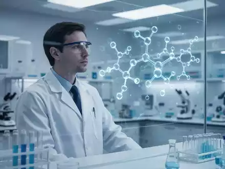 Wissenschaftler in einem modernen Labor bei der Analyse molekularer Strukturen für die Krebsforschung. - Foto: über boerse-global.de
