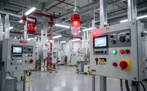 Moderne Brandschutz- und Sicherheitstechnik in einer industriellen Fertigungsumgebung. - Foto: über boerse-global.de