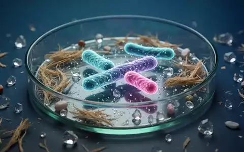 Laboraufnahme einer Petrischale mit Mikrobiom-Strukturen und Mikronährstoffen zur Veranschaulichung der Darmgesundheit. - Foto: über boerse-global.de